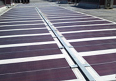 薄膜太陽光発電システム施工事例
